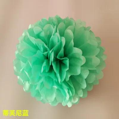 10-35cm Tissue Paper Pompoms Wedding Decorative Paper Flowers Ball Baby Shower Birthday Party Decoration paper pom poms DIY
