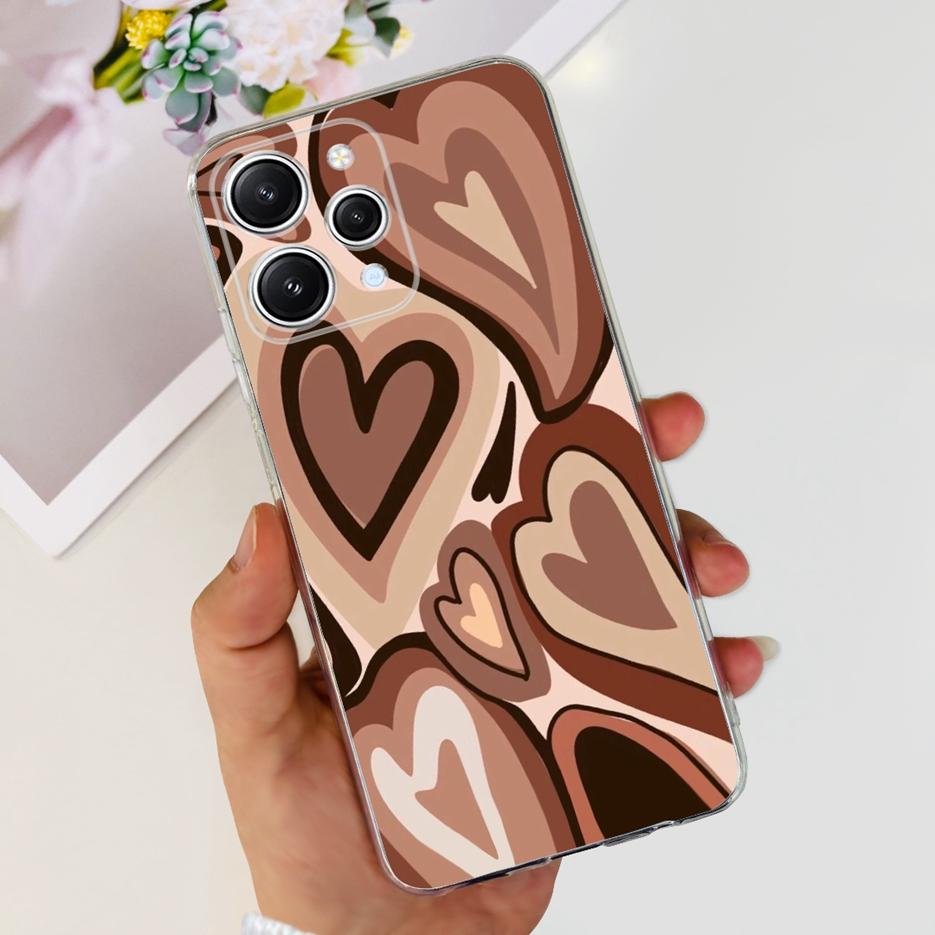 For Xiaomi Redmi 12 Case 2023 New Fashion Painted Cover Clear Silicone Phone Case For Xiaomi Redmi 12 Redmi12 Soft Fundas Bumper