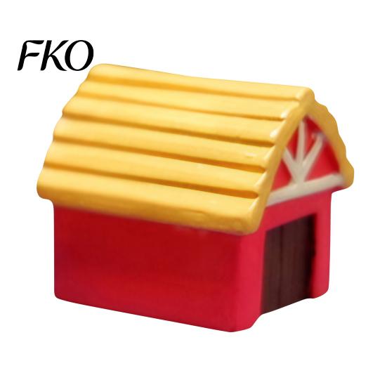 Miniature House Ornament Figurine, Mini for Micro Landscape, Small Realistic Decoration Doll Fairy Garden Planter Pot Accessories жёлтый