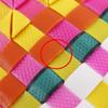 MARNI Pod Woven Bucket Handbag M00332 M00IW One handle Orange / multicolor polypropylene Women Used