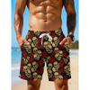 Creative Colorful Summer Leisure Holiday Cool Daily Versatile Shorts Fashionable Comfortable Plus Size Drawstring Loose Men Animal 3D Shorts