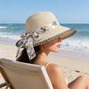 Summer Straw Sun Hat With Large Brim And Breathable Cotton For Women Sun Protection