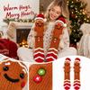 3D Christmas Hugging Stocking Decoration, Festive Holiday Hanging Ornament for Home