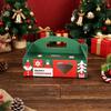 5pcs Portable Handle Christmas Gift Box Christmas Gift Wrapping Box  For Christmas Parties Gift