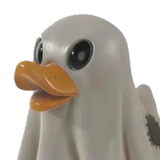 Halloween Resin Rubber Duck, Cute Decor with Big Eyes & Orange Beak, Fade-Resistant for Indoor Outdoor Desktop Garden Display, Party