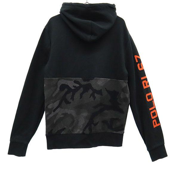 POLO RALPH LAUREN Print Long sleeve Sweatshirts SP black Men's Used