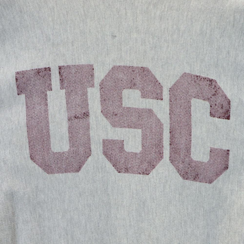 Champion 90s Embroidered tag REVERSE WEAVE Made in USA Old College Long sleeve sweat trainer Men's Used