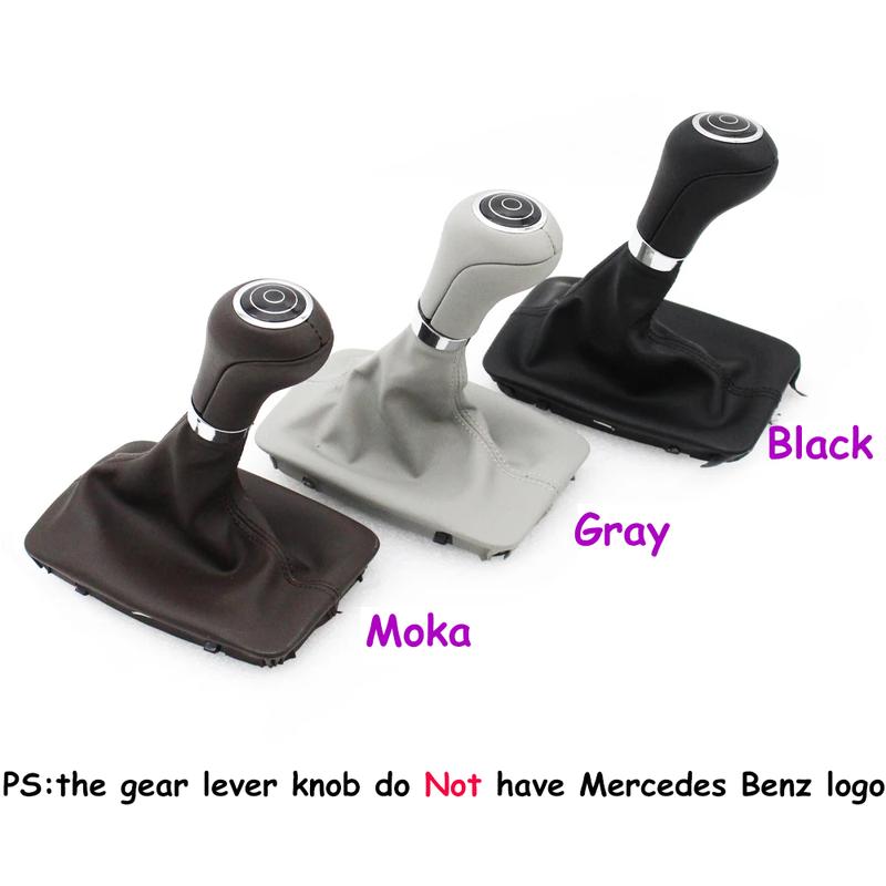 W204 W207 W212 X204 C204 Automatik-Automatikschalthebel-Knopf Lederbalg für Mercedes Benz C E GLK Klasse 2007-2011