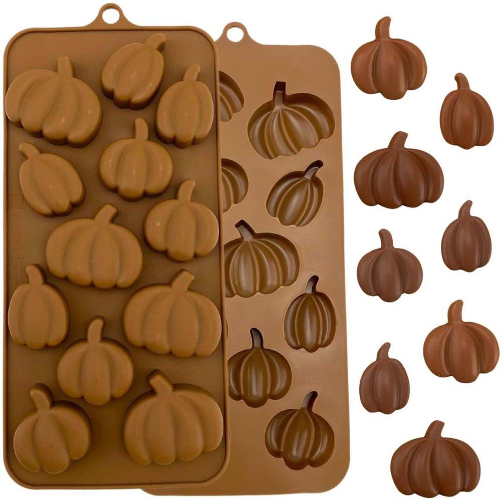 Halloween Ghost Pumpkin Silicone Mould Candy Wax Melt Ice Jelly Chocolate Mold