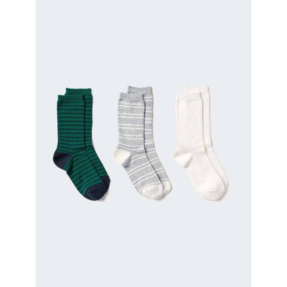 Uniqlo Socks 3p  Stripe 