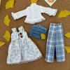 The New 6-point Bjd Clothes 30 Cm Doll Clothes Dress Up Suit BJD Clothes Ghost Mother Doll Accessories Jumpsuit