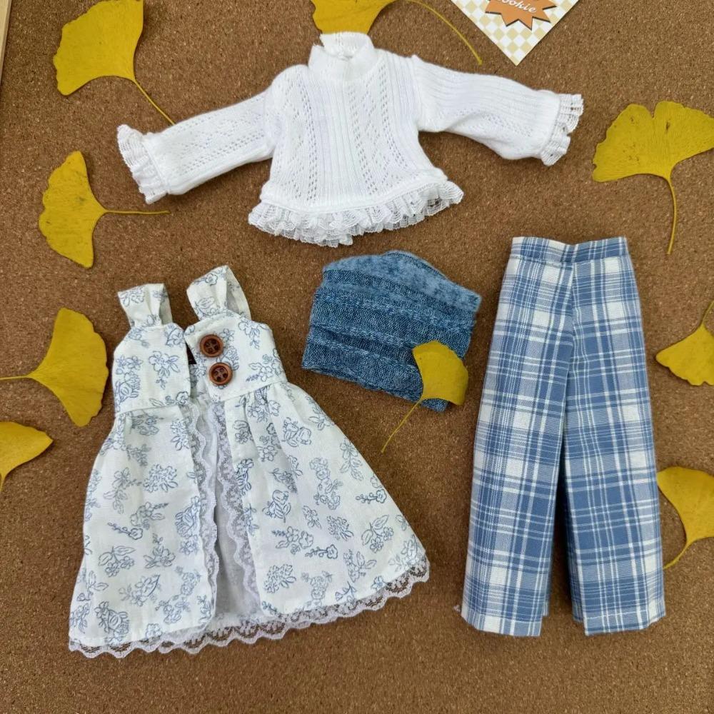 The New 6-point Bjd Clothes 30 Cm Doll Clothes Dress Up Suit BJD Clothes Ghost Mother Doll Accessories Jumpsuit