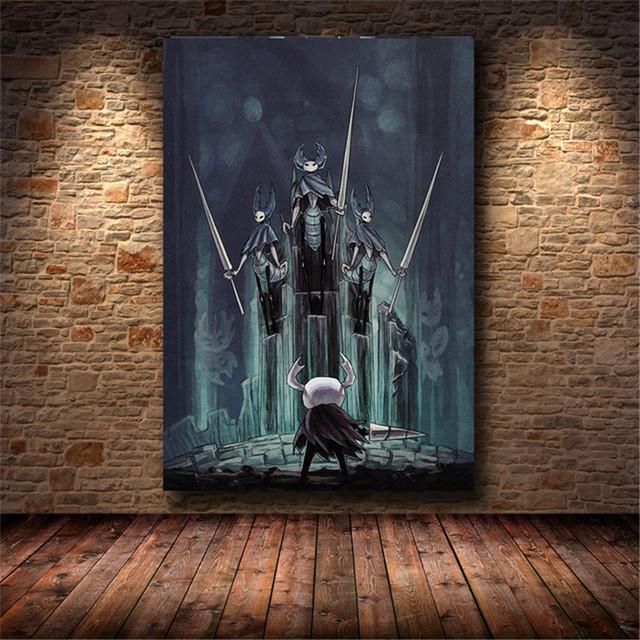 Hollow Knight Electronic Game Poster Home Decoration Painting Children's Anime Game Print Canvas Wall Living Room