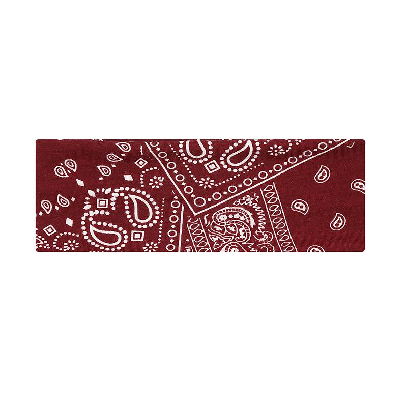 European & American Paisley Cotton Yoga Headband - Bohemian Hair Accessory Customization