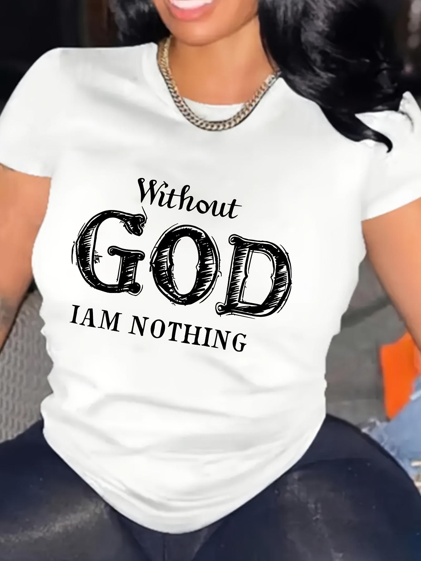 Faith Quote Graphic Tee Shirt XL