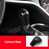 Carbon fibe Gear Shift Knob Decoration Cover Sticker For Toyota Camry 8TH XV70 2018    Accessories