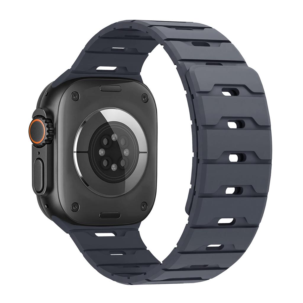 Magnetyczny pasek do Apple Watch Ultra 3/2 49mm 38 40mm 45mm 46mm 44 41mm sportowy pasek do iWatch 11 10 9 8 7 6 SE silikonowa bransoleta