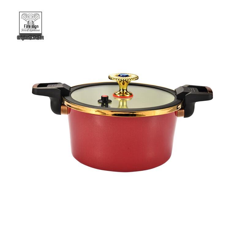 Huoxiang Sapphire Enamel Micro Pressure Cooker