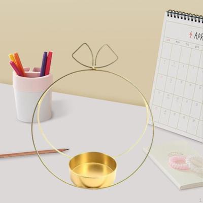 Blume Anordnung Stand Vase Mittelpunkt Geschenke Goldene Eisen Ornament für Hause