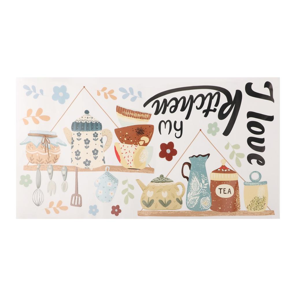 Autocolante de Perete pentru Bucătărie Design Amuzant Ustensile de Gătit Decor pentru Casă Restaurant