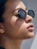 Retro Oval Rivets Sunglasses Women Fashion Luxury Brand Designer Vintage Round Shades UV400 Trending Women Sun Glasses UV400
