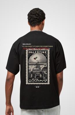 Summer Cotton Stand for Palestine Oversized T-Shirt Men Women Casual Loose High Quality Fashion Female Male Short Sleeve Round Neck Top Clothing