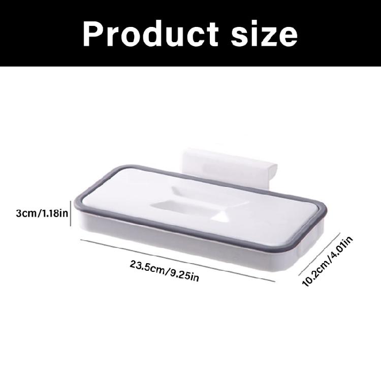 Removable Cabinet Door Garbage Bag Holder With Lid Trash High Strength Plastic Storage Rack For Indoor and Outdoor Use