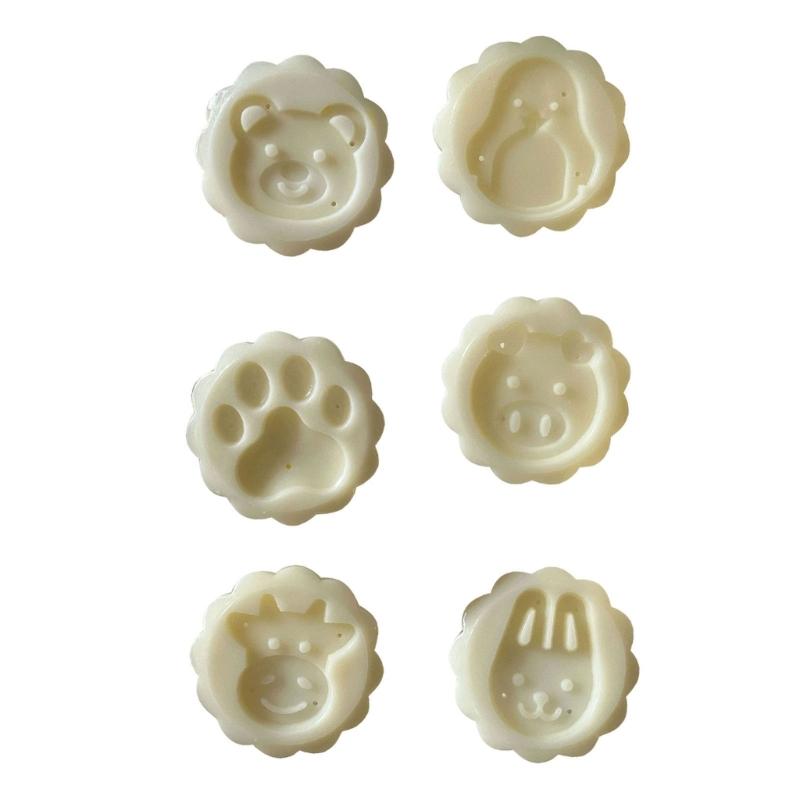 

Ice Skin Pastries Mold Hand Pressed Mooncakes Mold Round Bean Pastes Cake Molds Plastic Dessert Mould for Cooking Lover