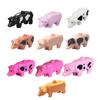 MOC Urban Zoo Model Farm Scene Building Block Accessories Owl Sheep Wolf Pig Flamingo Elephant Camel Children Brick Toy Gift R69