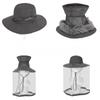 Mosquito and Insect Proof Beekeeping Mesh Fisherman Hat Foldable Bucket Hat UV Protection Summer Beach Sun Hat