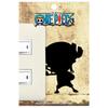 ONE PIECE Official Switch Plate Wall Made In X 10cm Chopper Sticker, Japan, 14.7cm (op-ws04 Hiding)