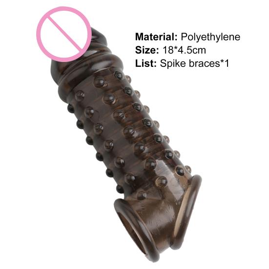 Cock Ring Elastic Lengthened Portable Penis Corrector Lock Ring for Sex