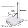 Transparent Acrylic Compass Mineral Specimen Holder & Display Stand