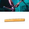Stabile Konstruktion 12-Saiten-Gitarren-Sattel Vorgeschlitzt Elektrische Gitarren-Sattel 12-Saiten-Gitarre
