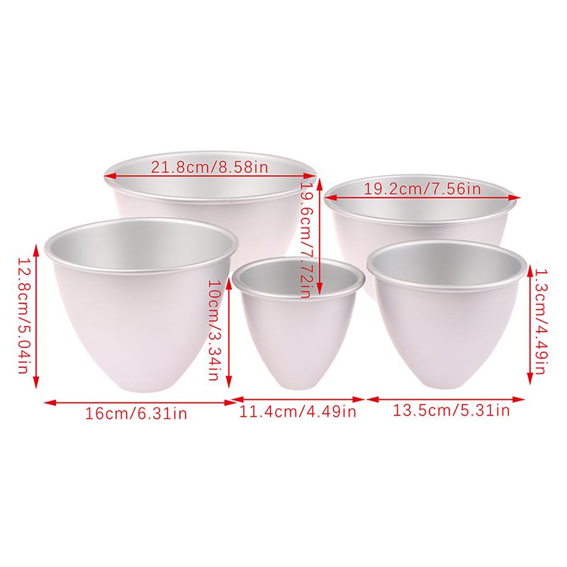 4/5/6/7/8 Zoll Aluminiumlegierung Puppen Kuchenform Puppenkleid Kuchen Dekoration