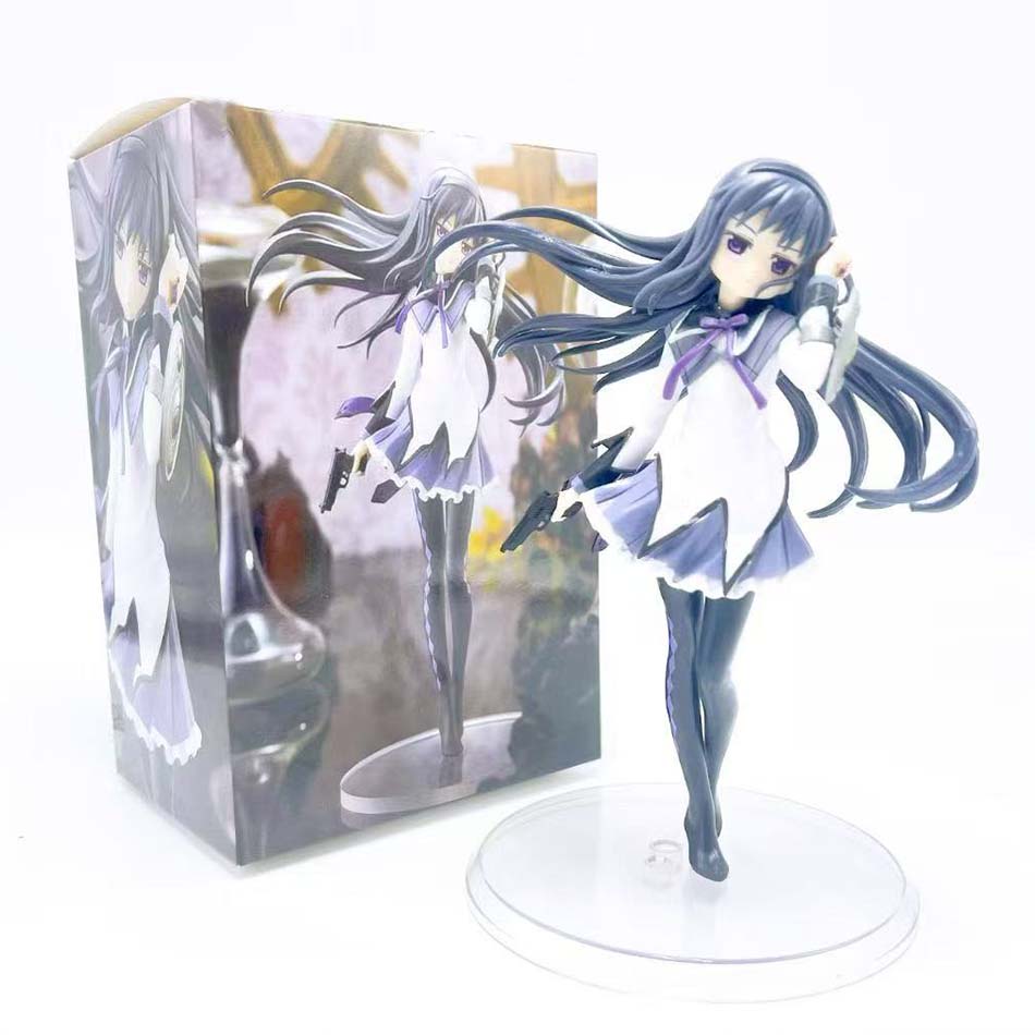 sold Magical girl Anime Figure Kaname Madoka Action Figure Kawaii Akemi Homura Figurine cute Loli Collection Model Toy Gift