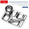 FISDDIS 304 Stainless Steel Multi-Compartment Meal Tray