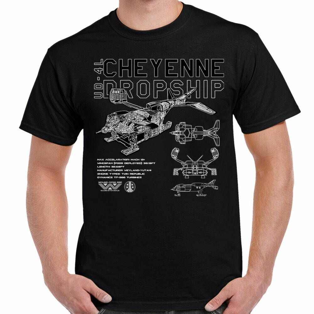 

UD-4L Cheyenne Dropship Schematic Adult T-Shirt Short Sleeve Casual 100% Cotton O-Neck Summer Mens T-shirt Size S-3XL 4XL