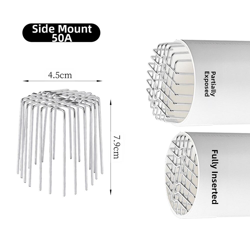 304 Stainless Steel Roof Drain Filter with Downpipe Guard to Enhance Outdoor Drainage by Leaves and Debris Clogging