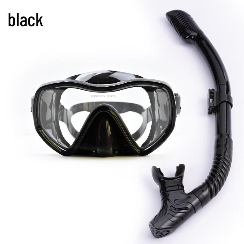 Yimai Adult Anti-Fog Silicone Diving Mask with Full Dry Snorkel Set