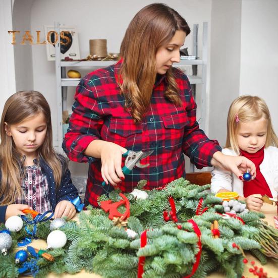 20cm/25cm Metallkransramme Trådring Blomsterkransholder DIY Kranslagingstilbehør for Festival Bryllupsfest