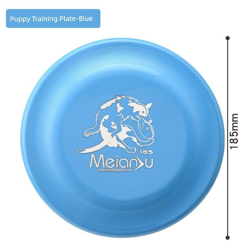 

Meianju Стандартный соревновательный фрисби 235 Фрисби Тарелка для тренировки собак ПЭ Профессиональная соревновательная тарелка Бордер-колли Товары для домашних животных Blue (185mm)