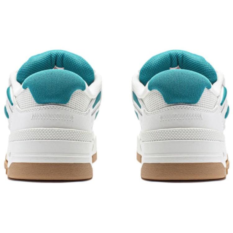 New LiNing Journey V2 Cushioning Anti Slip And Wear Resistant Support Low Top Casual Shoes Women's White Green AGCT138-1