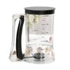Batter Separator Dispenser with Measuring Label Squeeze Handle for Pancake Cookie Cake Waffle Batter Storage 900ml