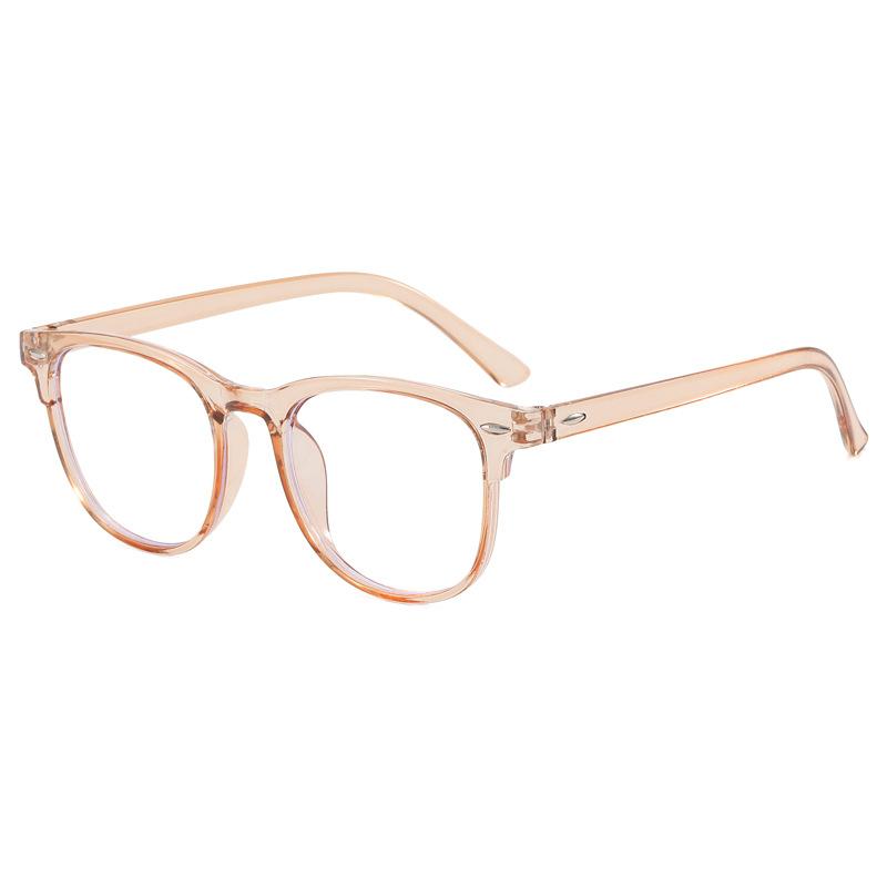 1PC Non-Prescription Blue Light Glasses Retro Square Frame Fashion Accessory for Computer Eye Protection UV Blocking Unisex