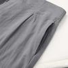 Women Solid High Waist Single Button Front Pleated Loose Wide Leg Comfort Casual Long Trousers
