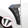 2 Pz Decorazione Piastra Foglia Automobile Fianco Parafango Laterale Modificato per Fiat 500 500l 500x 500e Auto