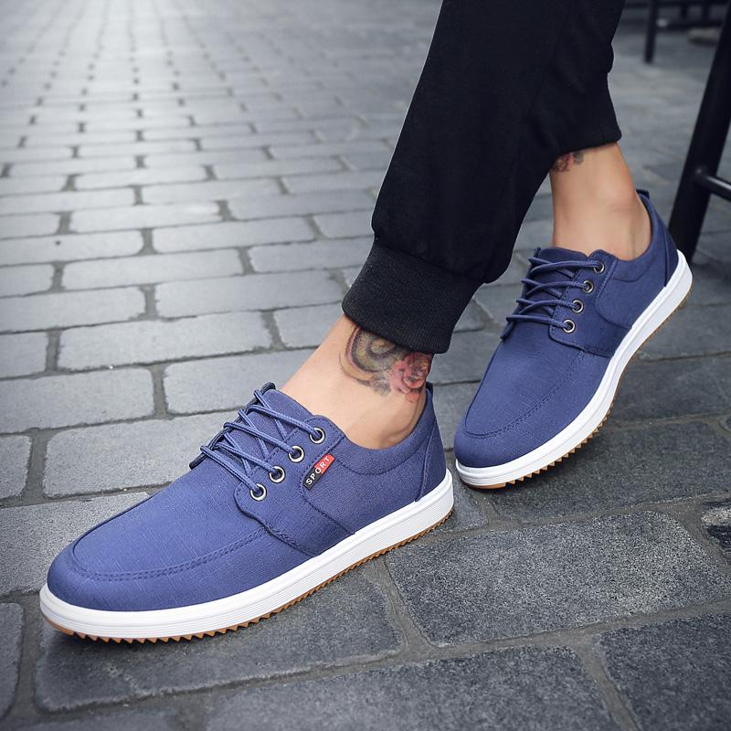 Summer Men's Casual Canvas Shoes Non-slip Wear-resistant Men's Loafers