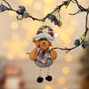 Cloth Snowman Tree Pendant Santa Claus Christmas Decoration Cute Merry Christmas Ornament  Home