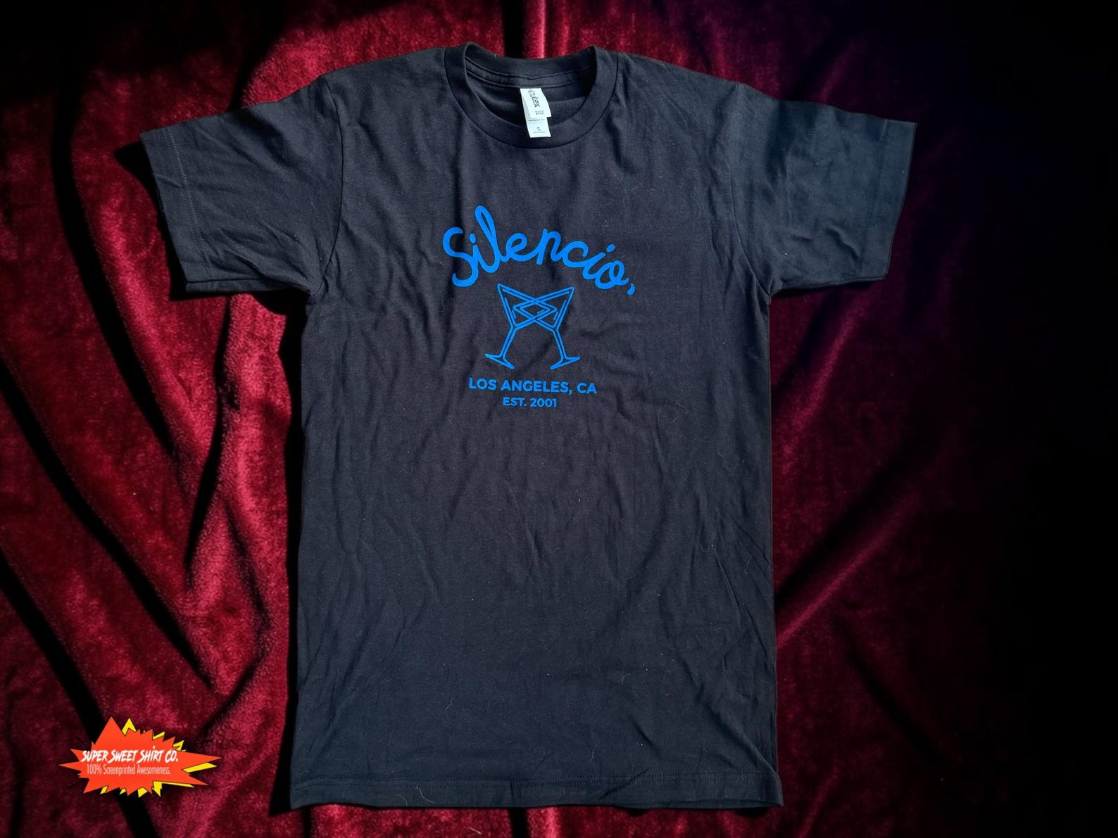 Club Silencio T-Shirt | Mulholland Drive Inspired Shirt | David Lynch Cult Film Tee | Surreal Cinema Graphic Shirt S
